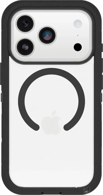 Otterbox Defender Pro XT iPhone 17 Pro Backcover mit MagSafe Magnet Transparent Schwarz