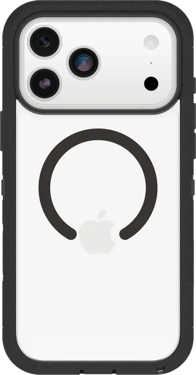 Otterbox Defender Pro XT iPhone 17 Pro Max Backcover MagSafe Magnet Transparent Schwarz