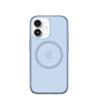 Handyhülle OtterBox Symmetry Clear MagSafe Cover Polycarbonat Blau Transparent für iPhone 17