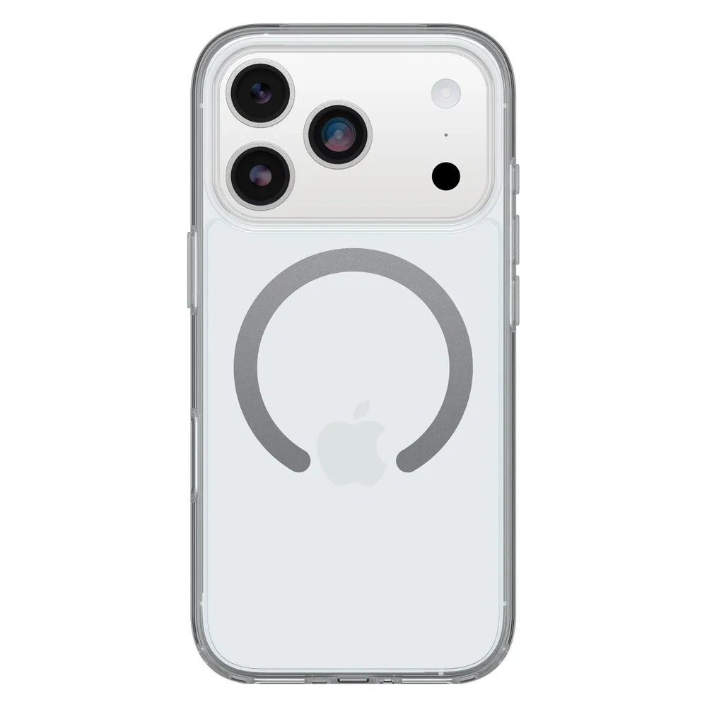 Handyhülle OtterBox Symmetry Clear MagSafe Cover Polycarbonat Transparent stoßfest für iPhone 17 Pro