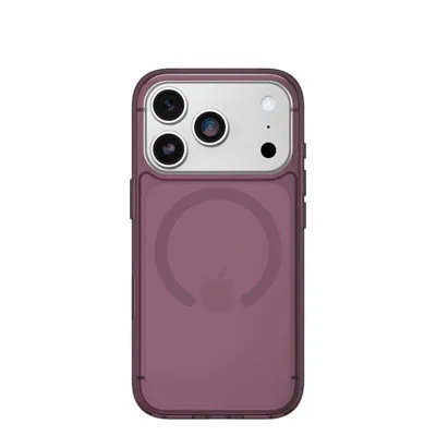Handyhülle OtterBox Symmetry Clear MagSafe Cover PC TPU Rosa Transparent Stoßfest für iPhone 17 Pro