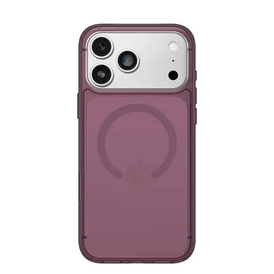 Handyhülle OtterBox Symmetry Clear MagSafe Cover Polycarbonat Rosa Transparent für iPhone 17 Pro Max