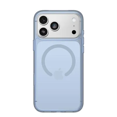 Handyhülle OtterBox Symmetry Clear MagSafe Cover Polycarbonat Blau Transparent für iPhone 17 Pro Max