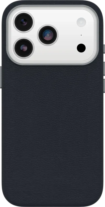 Otterbox Symmetry iPhone 17 Pro Backcover mit MagSafe Magnet Leder Blau
