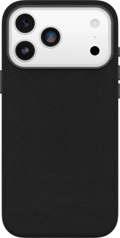 Otterbox Symmetry iPhone 17 Pro Max Backcover mit MagSafe Magnet Leder Schwarz