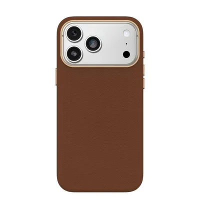 Funda para móvil OtterBox Symmetry Cactus Leather Cover Braun für iPhone 17 Pro Max