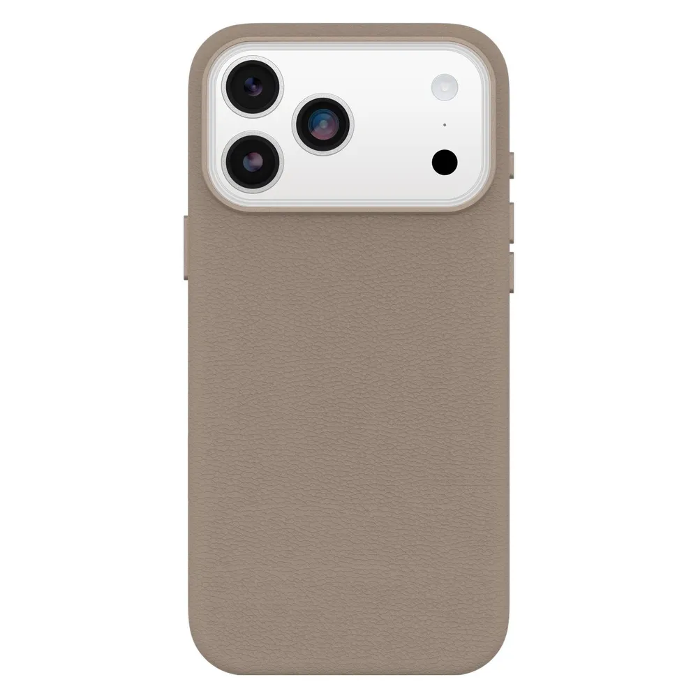 Otterbox Symmetry iPhone 17 Pro Max Backcover mit MagSafe Magnet Leder Grau