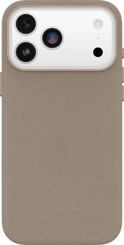 Otterbox Symmetry iPhone 17 Pro Max Backcover mit MagSafe Magnet Leder Grau