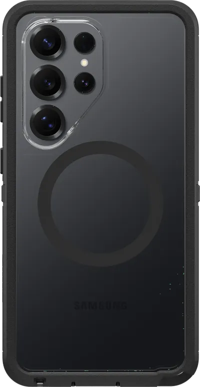 Otterbox Defender Samsung Galaxy S26 Ultra Backcover mit Magnet Transparent mit schwarzem Rand
