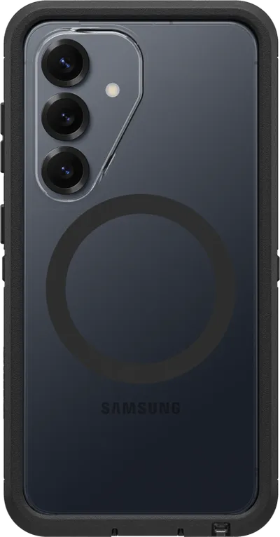 Otterbox Defender Samsung Galaxy S26 Backcover mit Magnet Transparent mit schwarzem Rand