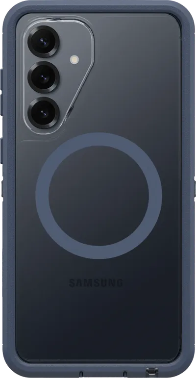 Otterbox Defender Samsung Galaxy S26 Plus Backcover mit Magnet Transparent mit blauem Rand