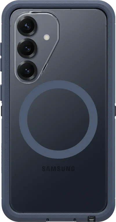 Otterbox Defender Samsung Galaxy S26 Backcover mit Magnet Transparent mit blauem Rand