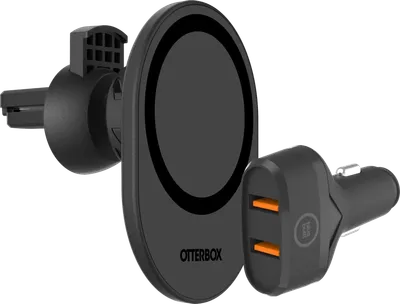 Otterbox Handyhalterung Auto mit MagSafe Magnet + BlueBuilt Autoladegerät Quick Charge