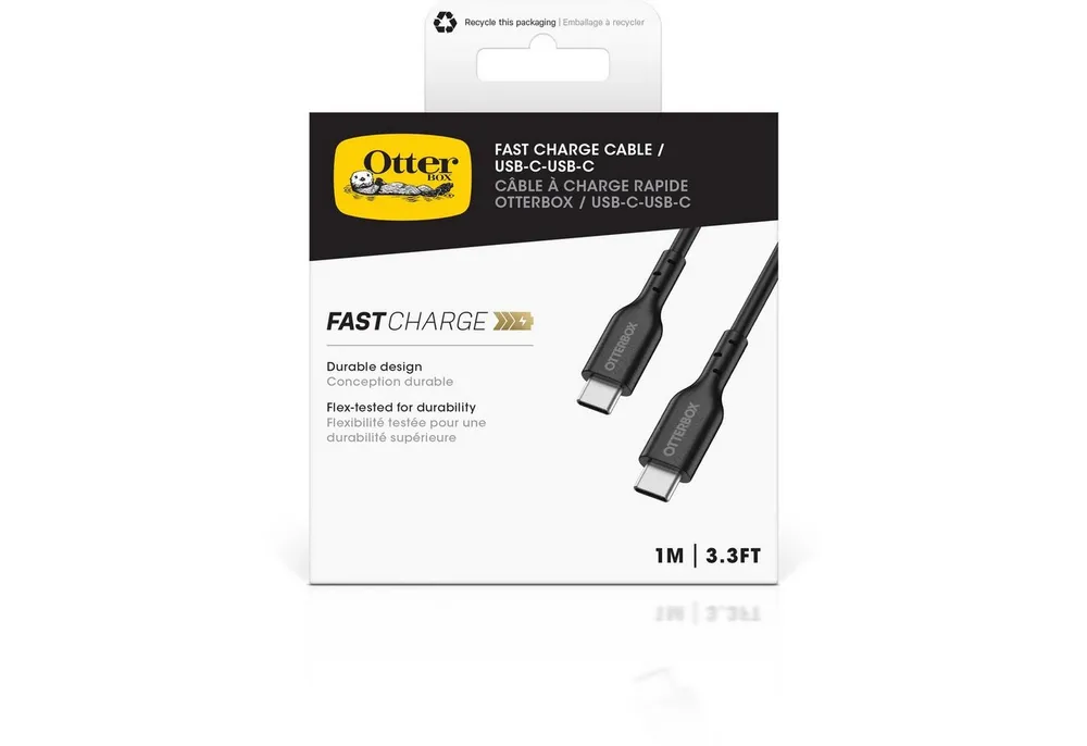 Otterbox Standard USB-C zu USB-C PD-Kabel 1m USB-Kabel, USB Typ C, (100 cm)
