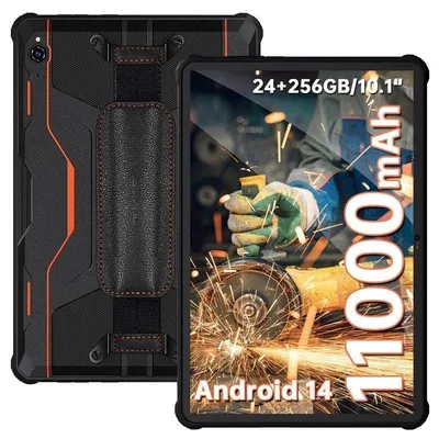 Tablet Oukitel RT9 WiFi + 4G 10,1" 6GB 256GB Schwarz Orange