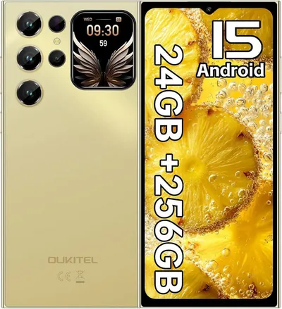 OUKITEL C62 Pro Android 15 Smartphone (17,48 cm/6.88 Zoll, 256 GB Speicherplatz, 13 MP Kamera, 5150mAh, 24(8+16)GB+256GB /1TB, 6.88" HD+ 90Hz, NFC, GPS, Face Unlock)