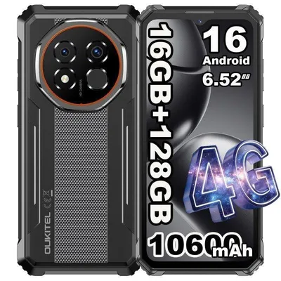 Oukitel G6 4G 4GB 128GB 6,52" Schwarz Dual-SIM