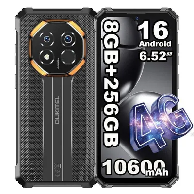 Oukitel G7 4G 8GB 256GB Schwarz 6,5" HD+ Display