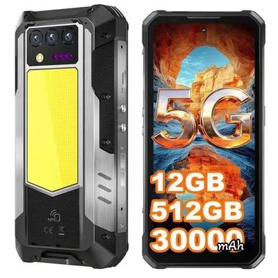 Oukitel WP100 Titan 5G 12GB 512GB 6,8" Schwarz FHD+ Display
