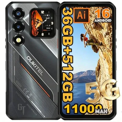Oukitel WP66 5G 12GB 6.58" 512GB Schwarz Outdoor