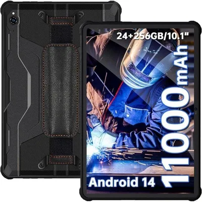 Tablet OUKITEL RT9 10,1" 6GB/256GB 4G Dual-SIM Robustes WLAN Schwarz