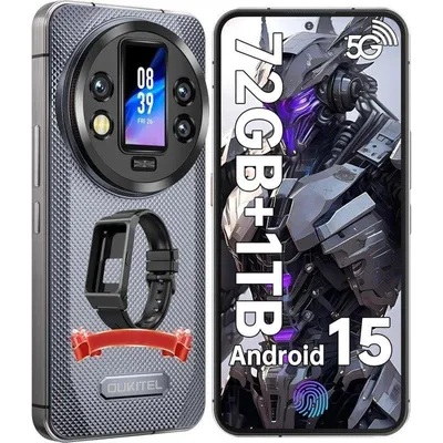 Oukitel WP200 Pro 5G 24GB 6,7" Schwarz 1TB Extrem robust