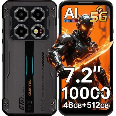 Oukitel WP60 5G 16GB 512GB 7.2" Schwarz