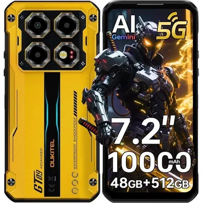 Oukitel WP60 5G 16GB 512GB 7.2" Gelb