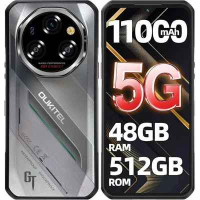 Oukitel WP62 5G 16GB 512GB 6.6" Silber