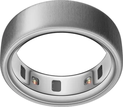 Oura Ring 4 Größe 8 Matt Silber