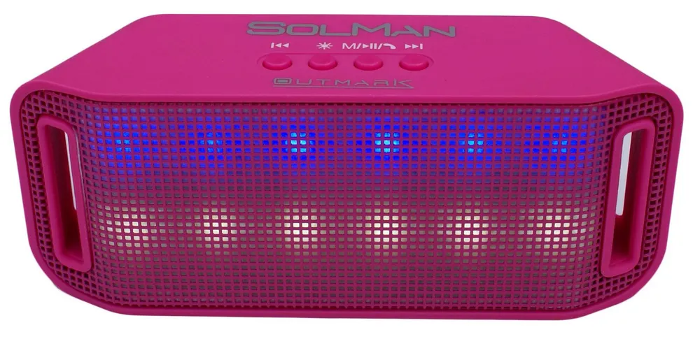 OUTMARK SOLMAN LED Beleuchteter BT Speaker Bluetooth-Lautsprecher