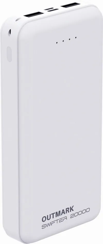 OUTMARK Swifter 20.000 Powerbank 20000 mAh, Fast Charge 2 x 2,4A