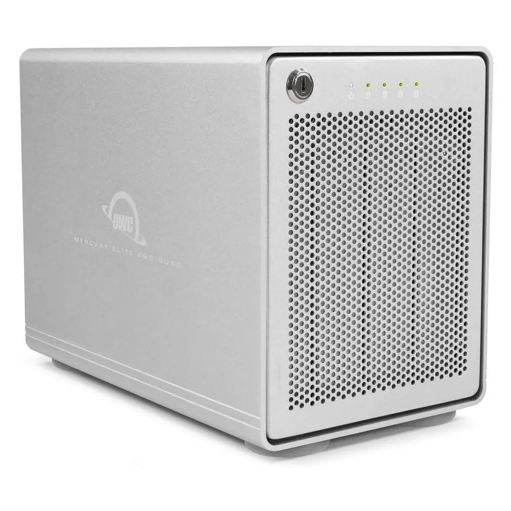 OWC Mercury Elite Pro Quad - HDD-Gehäuse - 2.5/3.5 Zoll - Serial ATA III - USB Konne (2.5", 3.5")