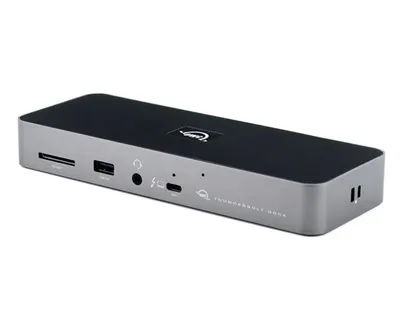 OWC Thunderbolt 4 Dock, 11 in 1, Silber/schwarz, Silber