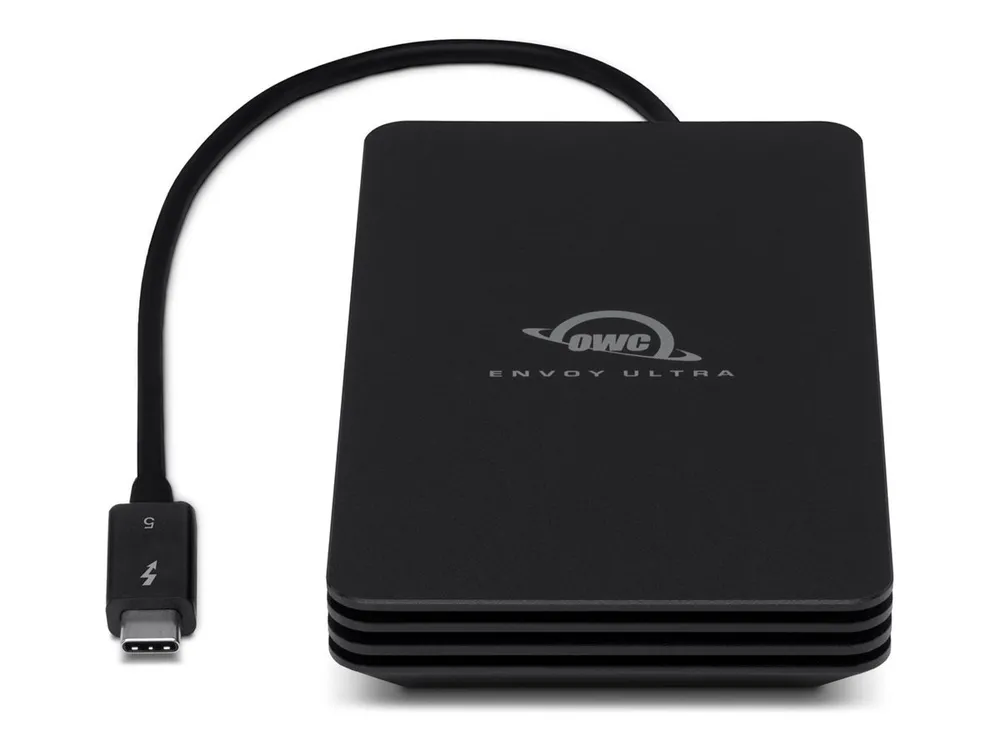 OWC Envoy Ultra externe Festplatte, Schwarz, 4TB, USB-C / Thunderbolt