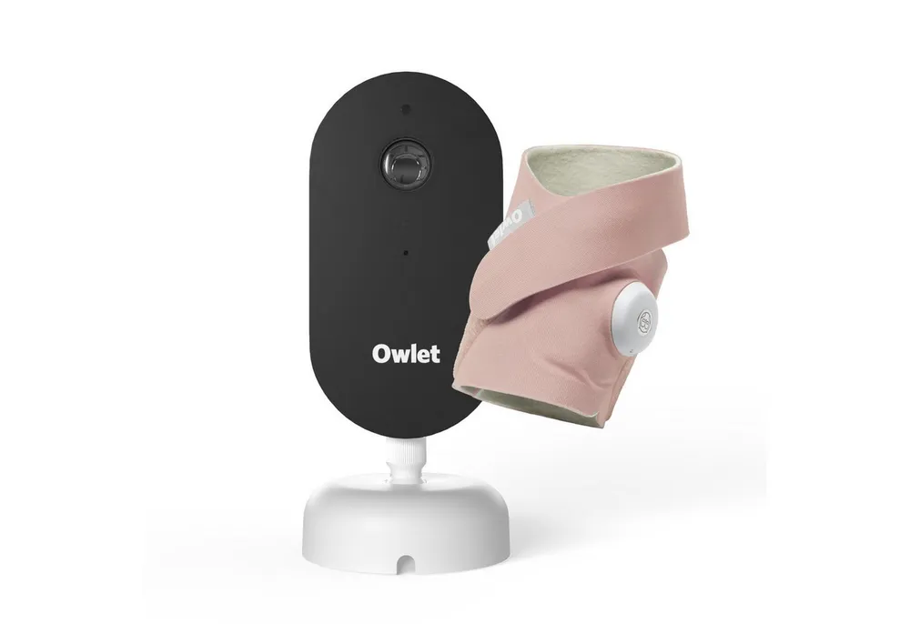 Owlet Baby Care DE Babyphone Videoüberwachung 2K-HD mit App & zertifiziertem Dream Sock® Sensor