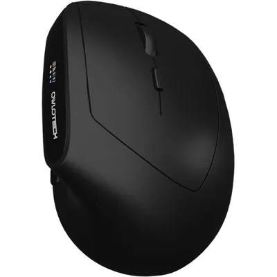 Owlotech EM500 Kabellose ergonomische Maus Schwarz