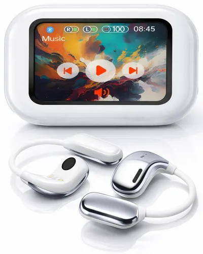 OYLCDI In Ear Kopfhörer Bluetooth 5.4 Sport-Kopfhörer,mit Touchscreen Open-Ear-Kopfhörer (Luftleitungs Kopfhörer mit Klare Anrufqualität und Intelligente Bassoptimierung, True-Wireless Rauschunterdrückungsfunktion, ENC Noise Cancelling Earbuds, IPX7 Wasserdichte Kabellose Sport Bluetooth Kopfhörer mit Ohrhaken, HiFi Stereo Rauschunterdrückungsfunktion)