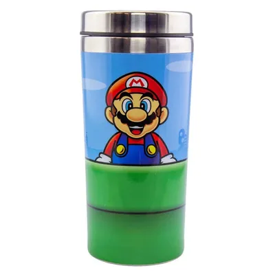 Paladone Reisebecher Super Mario und Luigi in Pipe