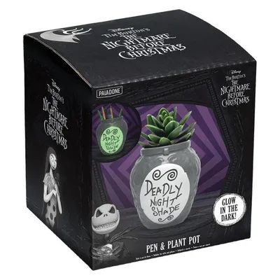Paladone Products Disney - L'Étrange Noël de monsieur Jack - Pot à Crayons et Plantes Deadly Nightshade