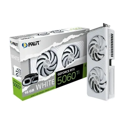 Grafikkarte Palit GeForce RTX 5060 Ti White OC 16GB GDDR7 Reflex 2 RTX AI DLSS4