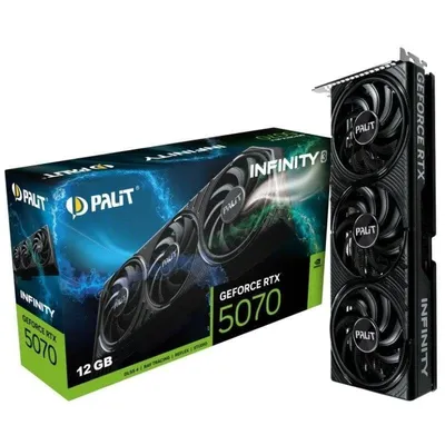 Grafikkarte Palit GeForce RTX 5070 Infinity 3 12GB GDDR7 Reflex 2 RTX AI DLSS4