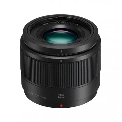 Objektiv Panasonic Lumix G 25mm F1.7 Micro Four Thirds Schwarz Gegenlichtblende