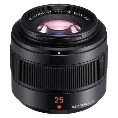 Objektiv Panasonic H-XA025E 25 mm f/1.4 Micro Four Thirds Schwarz Nicht stabilisiert