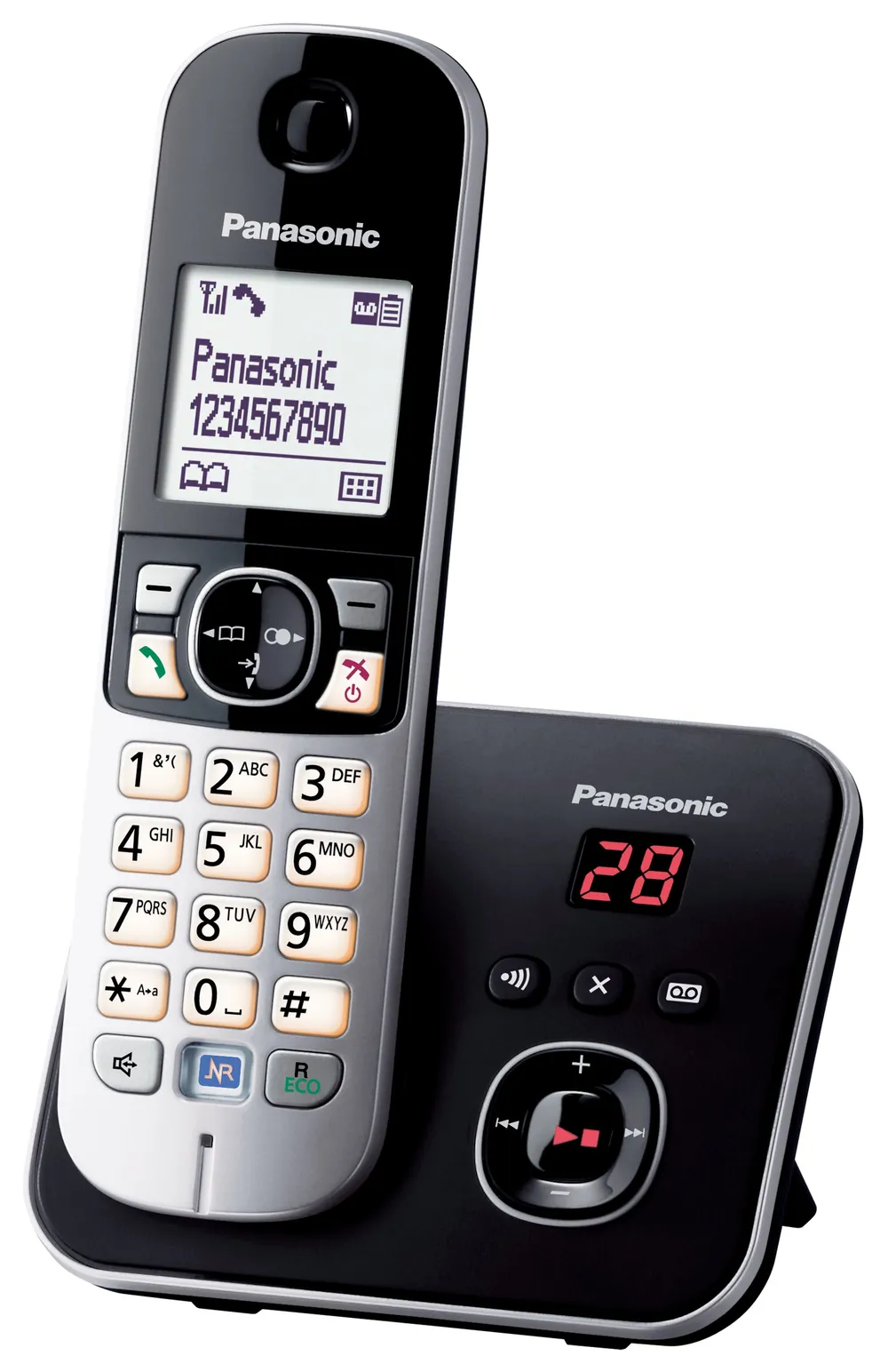 KX-TG6821GB Schwarz Schnurloses Telefon