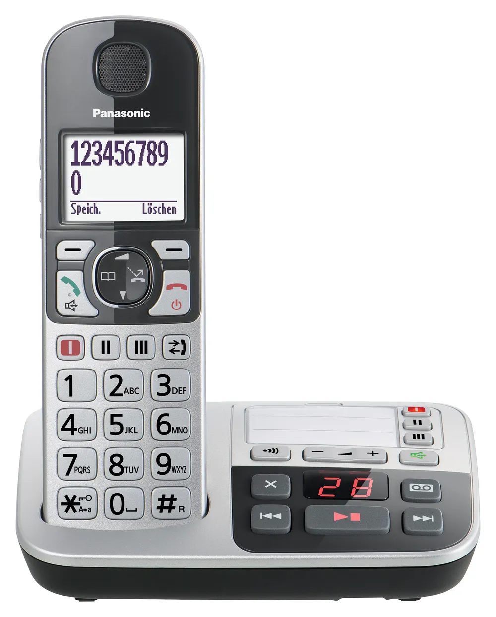 KX-TGE520GS Silber Schnurloses Telefon