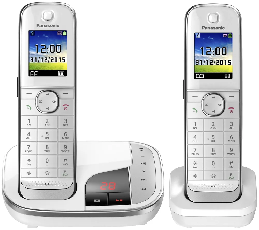 KX-TGJ322GW Weiß Schnurloses Telefon