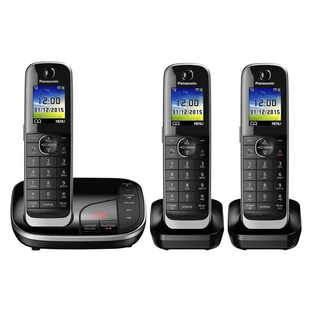 KX-TGJ323GB schwarz Schnurloses Telefon