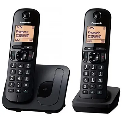 DECT-Telefon Panasonic KX-TGC212 Schwarz Kabellos 2 Hörer