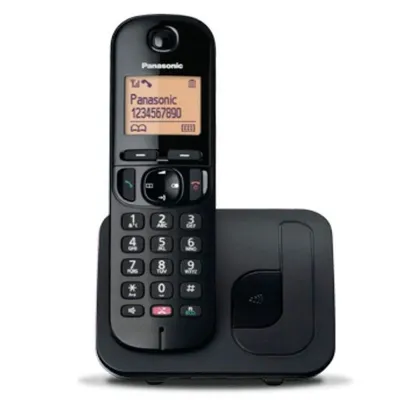 Panasonic KX-TGC250SPW Schnurloses Telefon Schwarz